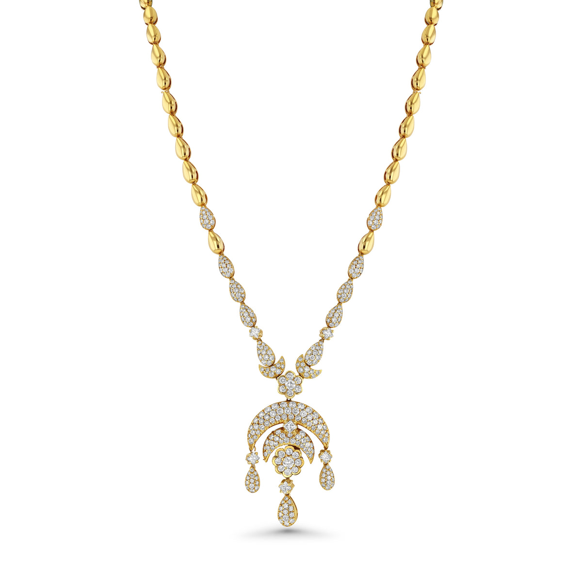 Golden Moon Necklace