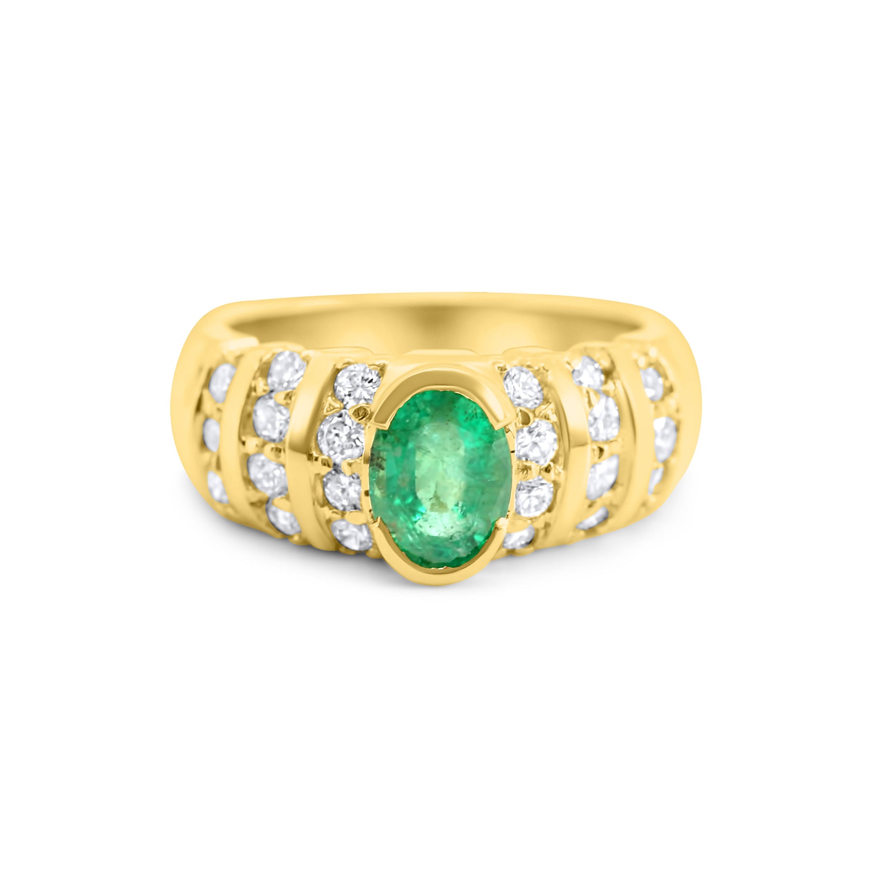 Oval Emerald Ring