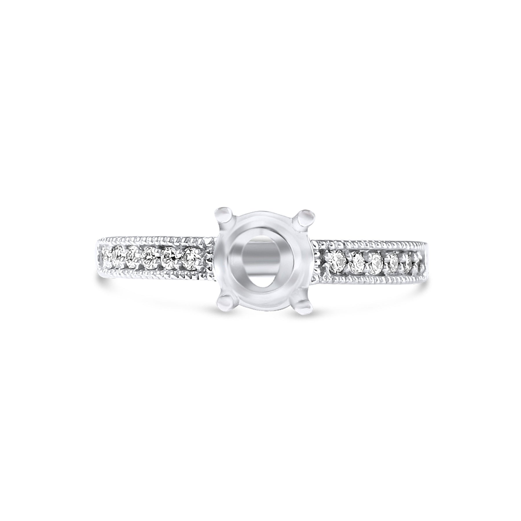 Scrolled Filigree Setting
