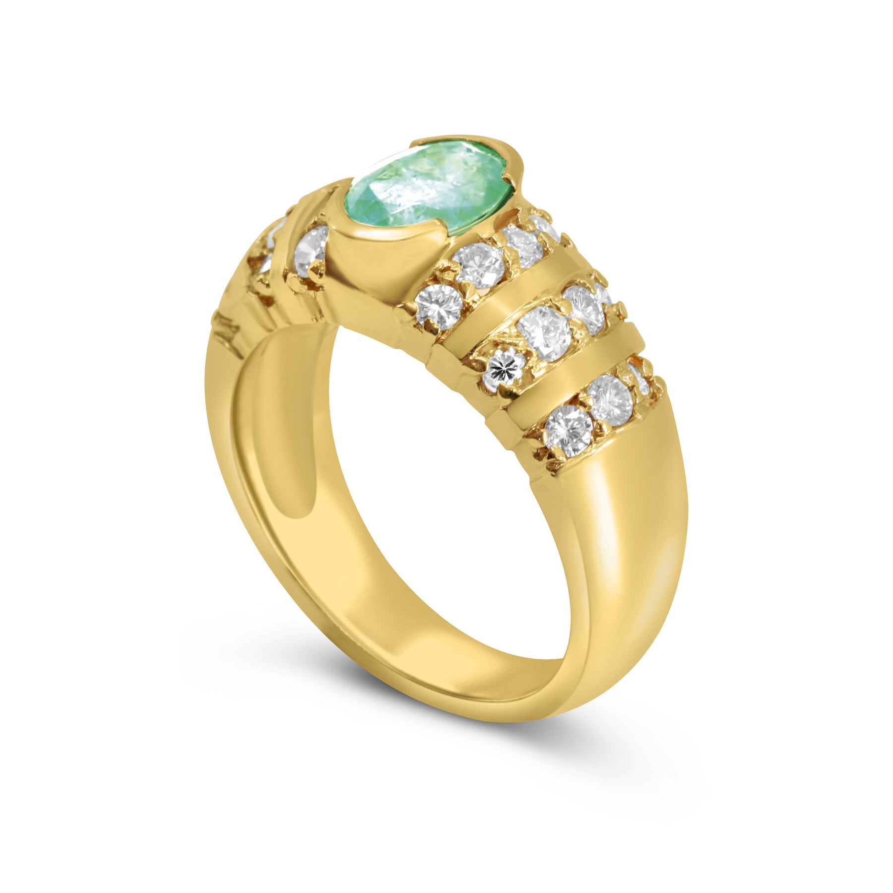 Oval Emerald Ring