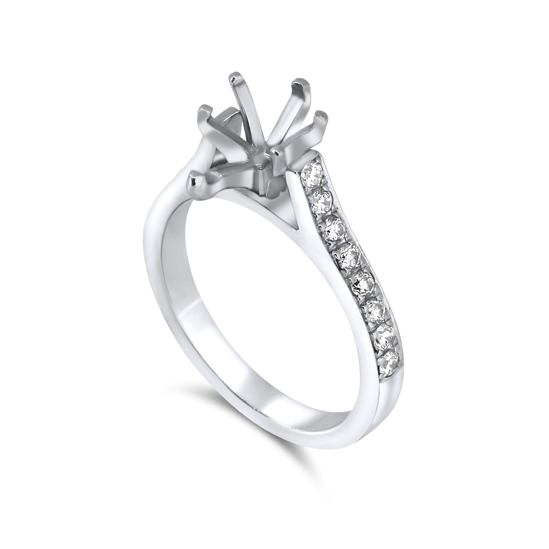 Cathedral Pear Setting