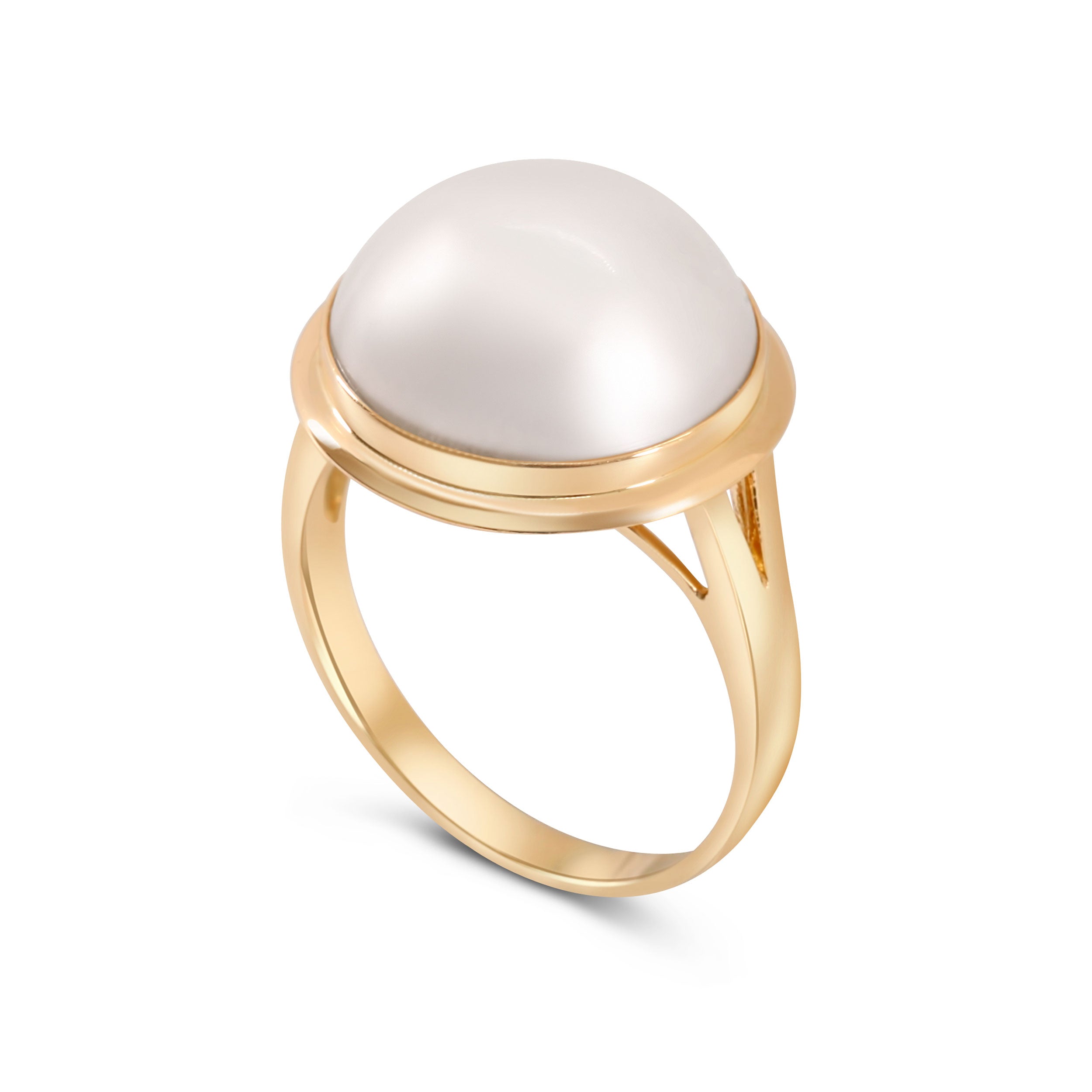 9ct gold pearl on sale ring