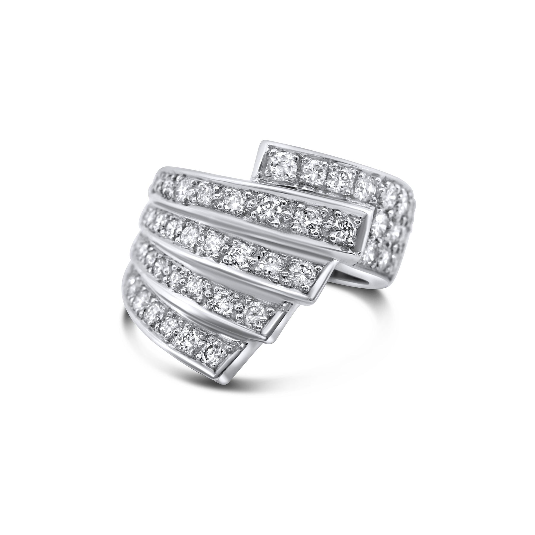 Crossover Cocktail Ring