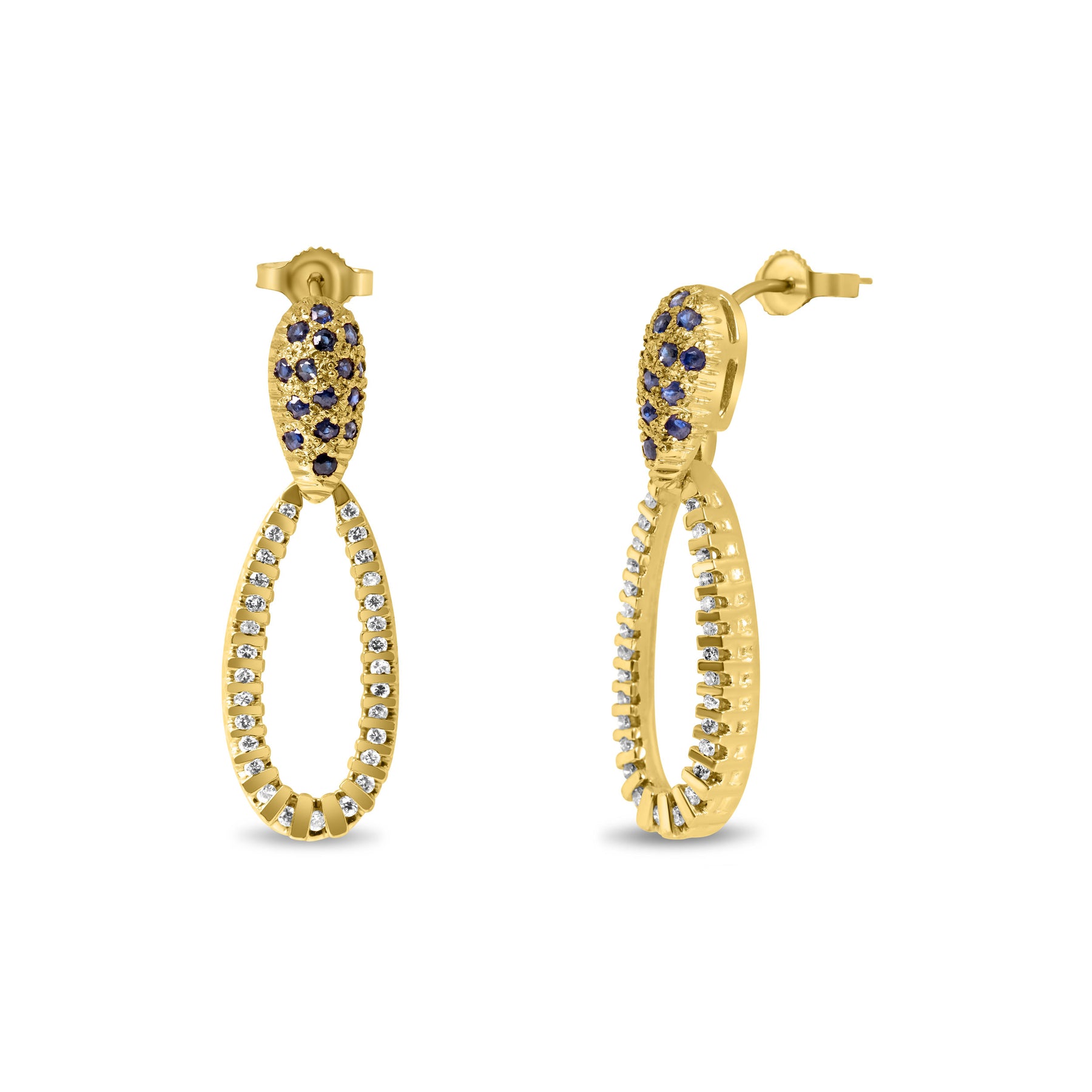 Drop Earrings - Yellow Gold G(7.42) M(.49) SAF(.60)