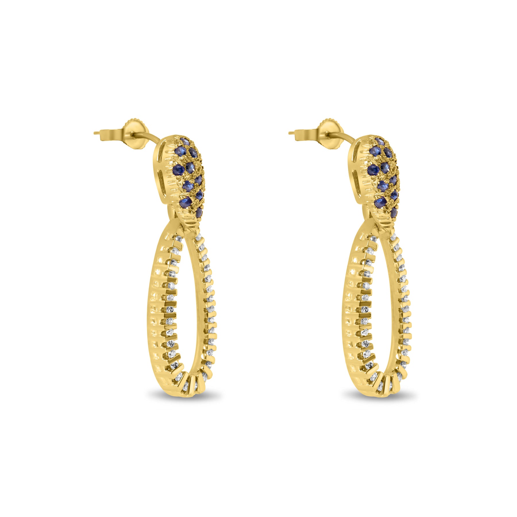 Drop Earrings - Yellow Gold G(7.42) M(.49) SAF(.60)