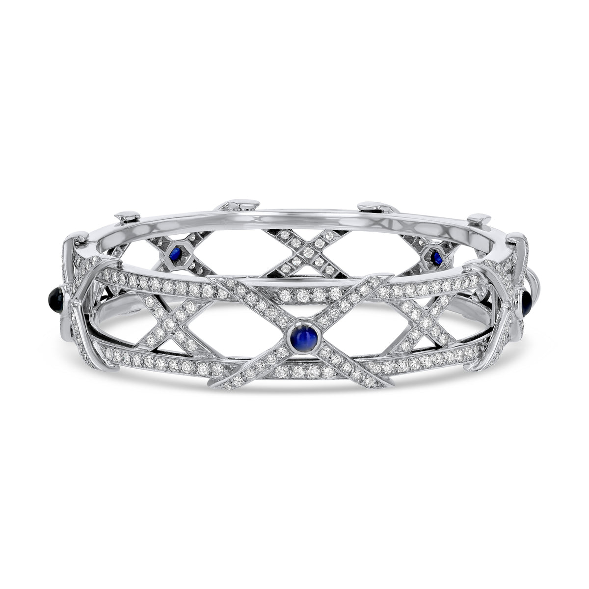 Criss-Cross Cabochon Bracelet