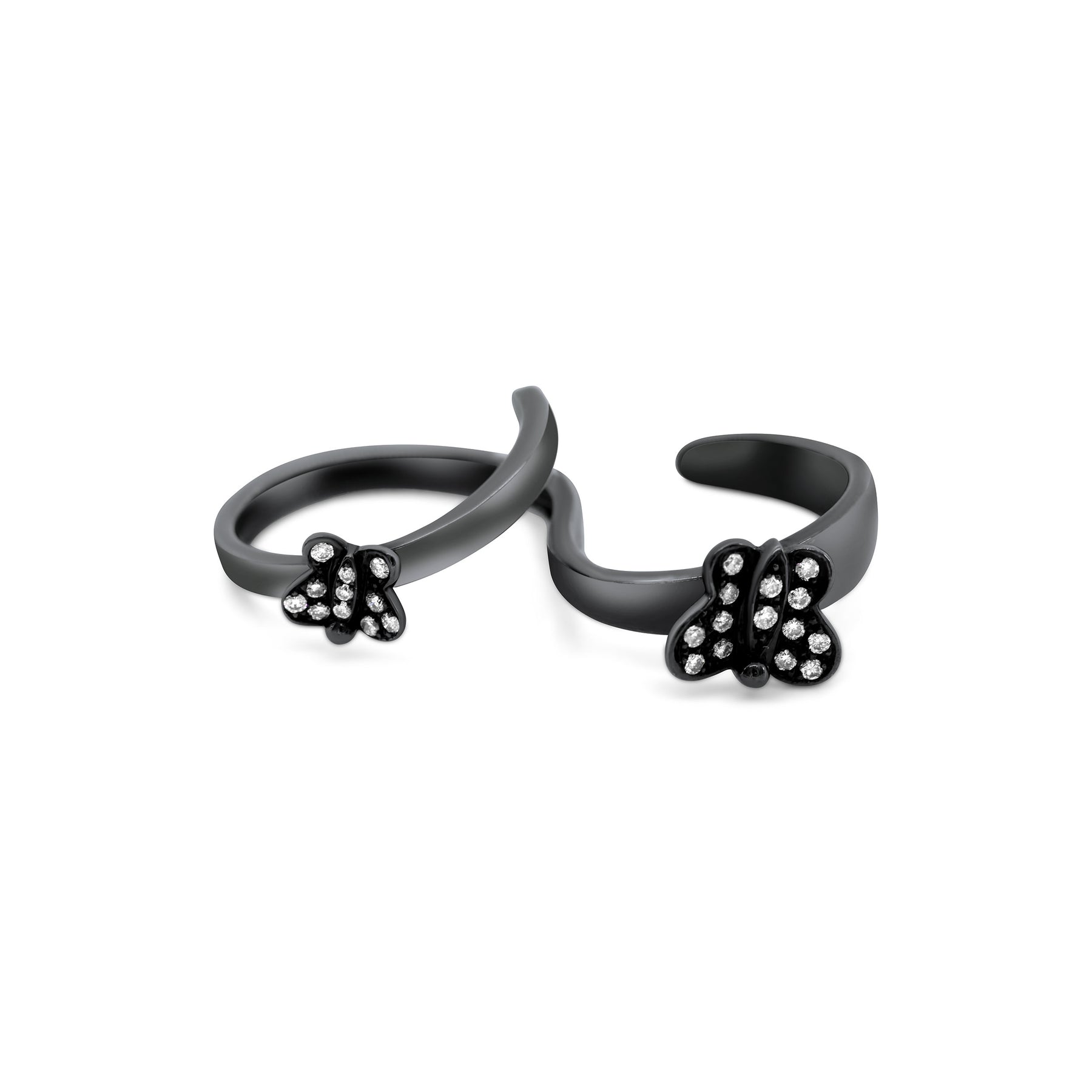 Two-Finger Flower Ring