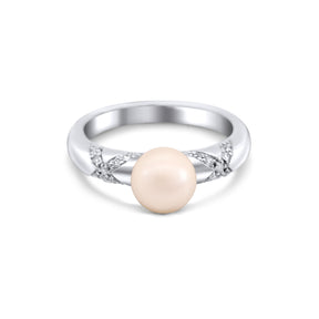XO Pink Pearl Ring