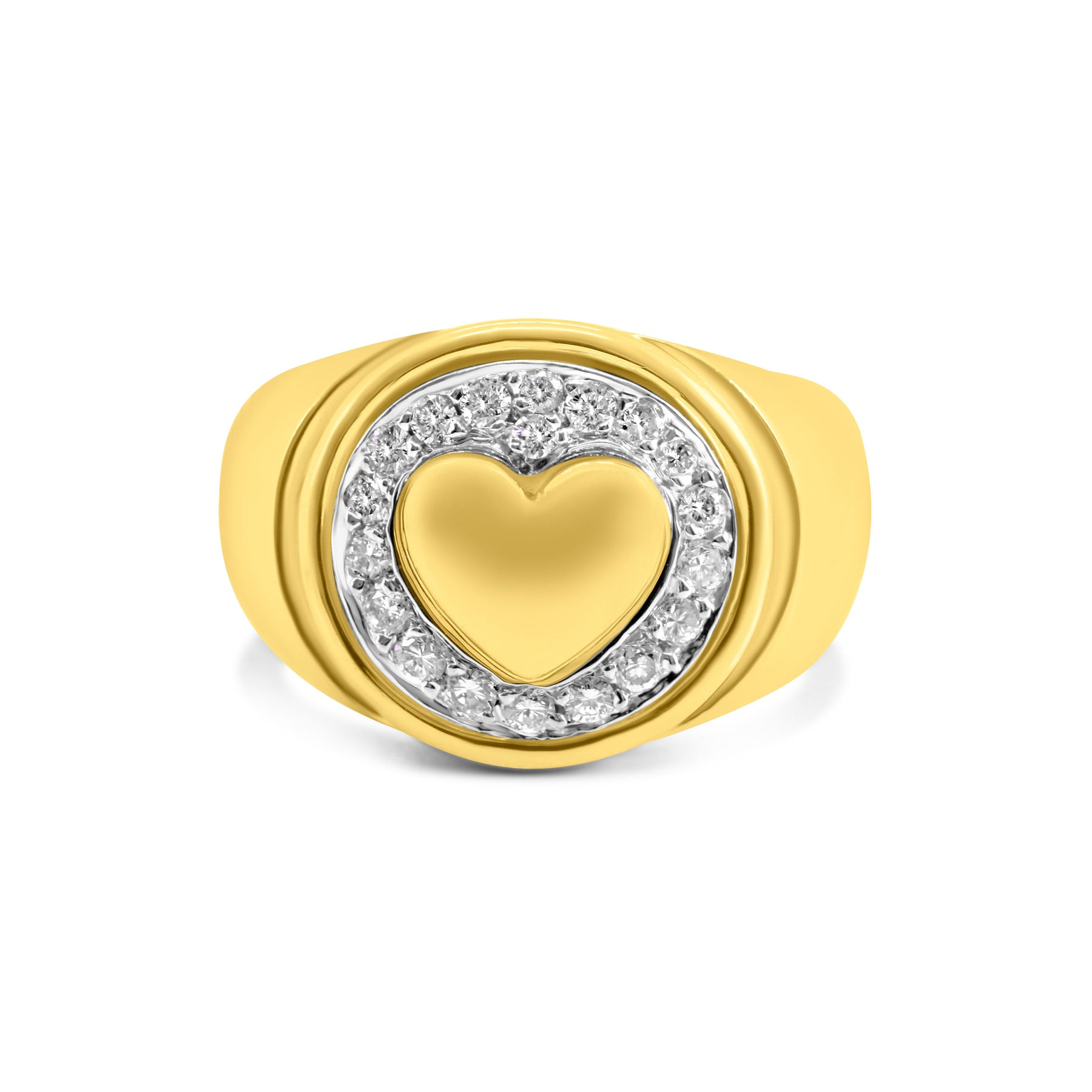 Heart Shaped Cocktail Ring