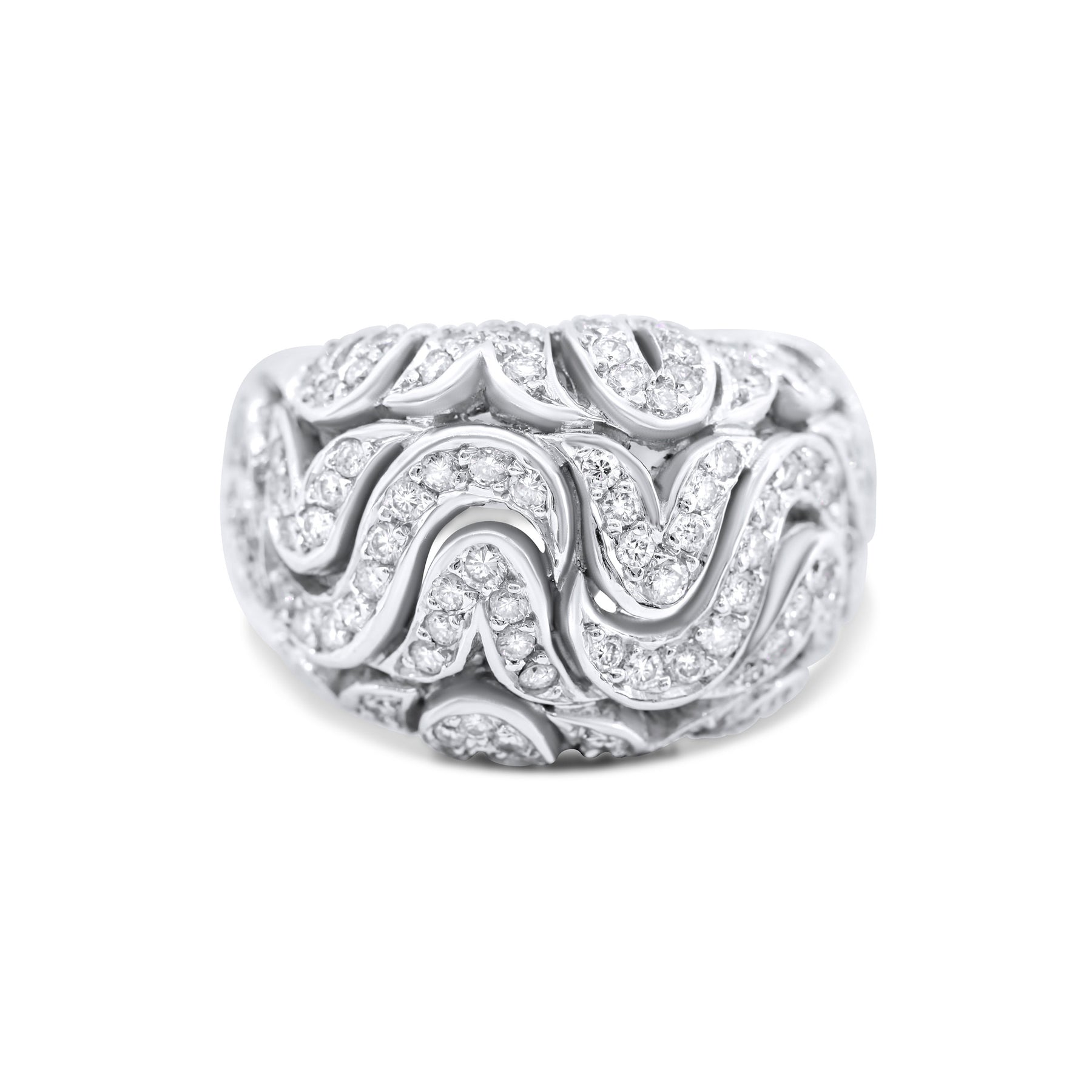 Wavy Cocktail Ring