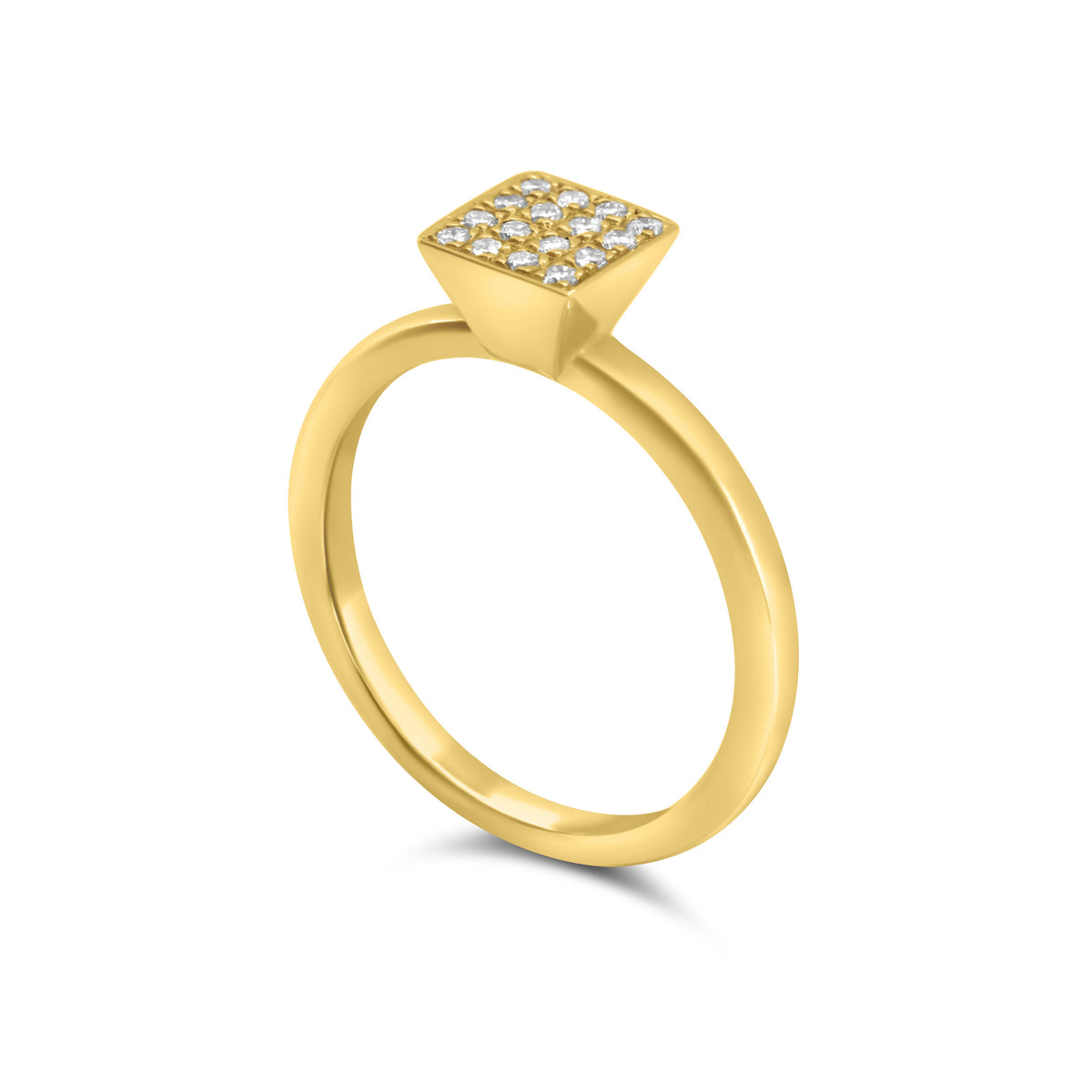 Tapered Cube Ring