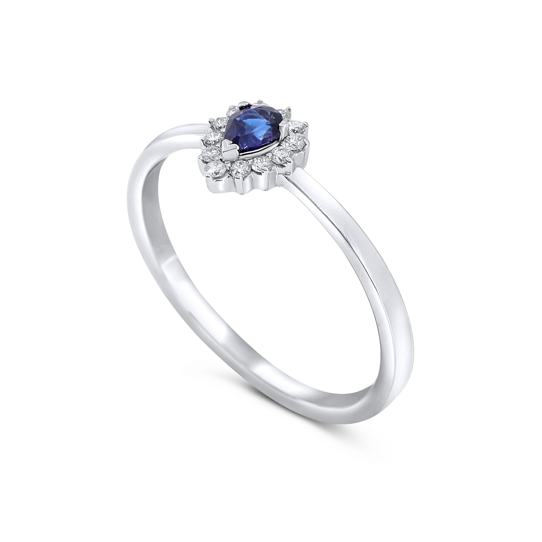 Demure Sapphire Ring